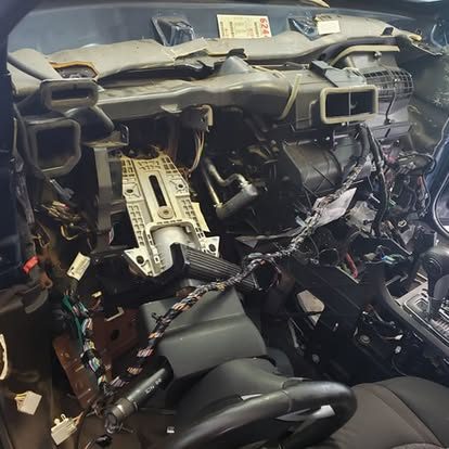 Dashboard removed during repair